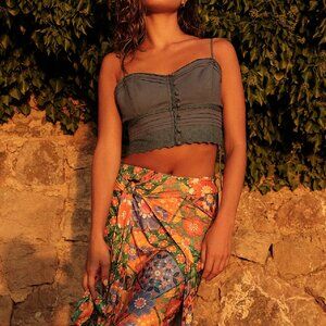 Agua Bendita Ariel crop top NWT